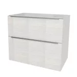Mereo Mailo, koupelnová skříňka 61 cm, chrom madlo, Multidecor, Pino Aurélio