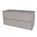 Mereo Opto, koupelnová skříňka 121 cm, Multidecor, Arktická šedá