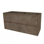Mereo Opto, koupelnová skříňka 121 cm, Multidecor, Beton Chicago tm šedý