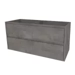 Mereo Opto, koupelnová skříňka 121 cm, Multidecor, Beton tmavě šedý