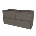 Mereo Opto, koupelnová skříňka 121 cm, Multidecor, Lávová šedá