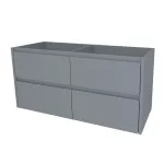 Mereo Opto, koupelnová skříňka 121 cm, Multidecor, Monumentální šedá
