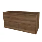 Mereo Opto, koupelnová skříňka 121 cm, Multidecor, Ořech Pacifik tabákový