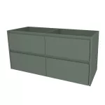 Mereo Opto, koupelnová skříňka 121 cm, Multidecor, Zelená Verde