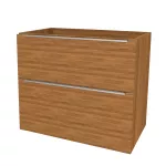 Mereo Mailo, koupelnová skříňka 101 cm, chrom madlo, Multidecor, Ořech Dijon přírodní