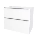 Mereo Mailo, koupelnová skříňka 101 cm, chrom madlo, Multidecor, Arktická bílá