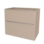 Mereo Mailo, koupelnová skříňka 101 cm, chrom madlo, Multidecor, Šedý kámen