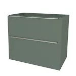 Mereo Mailo, koupelnová skříňka 101 cm, chrom madlo, Multidecor, Zelená Verde