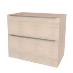 Mereo Mailo, koupelnová skříňka 101 cm, chrom madlo, Multidecor, Dub Patinovaný