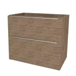 Mereo Mailo, koupelnová skříňka 101 cm, chrom madlo, Multidecor, Dark Rockford Hic