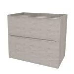 Mereo Mailo, koupelnová skříňka 101 cm, chrom madlo, Multidecor, Chromix stříbrný