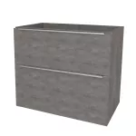 Mereo Mailo, koupelnová skříňka 101 cm, chrom madlo, Multidecor, Beton tmavě šedý