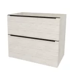 Mereo Mailo, koupelnová skříňka 101 cm, černé madlo, Multidecor, White Loft Pine
