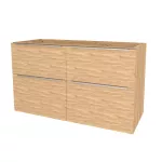 Mereo Mailo, koupelnová skříňka 121 cm, chrom madlo, Multidecor, Jasan horský