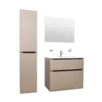 Mereo Mailo, koupelnová skříňka 121 cm, černé madlo, Multidecor, Dub Bardolino