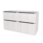 Mereo Mailo, koupelnová skříňka 121 cm, černé madlo, Multidecor, Pino Aurélio