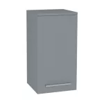 Mereo Bino koupelnová skříňka horní 63 cm, levá, Multidecor, Monumentální šedá