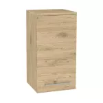 Mereo Bino koupelnová skříňka horní 63 cm, levá, Multidecor, Dub San remo sand