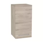 Mereo Bino koupelnová skříňka horní 63 cm, levá, Multidecor, Dub Kronberg světlý