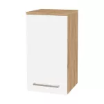 Mereo Bino koupelnová skříňka horní 63 cm, levá, Multidecor, Jasan horský