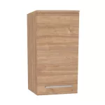Mereo Bino koupelnová skříňka horní 63 cm, levá, Multidecor, Light Select Walnut