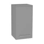 Mereo Bino koupelnová skříňka horní 63 cm, levá, Multidecor, Šedý Supermat