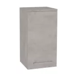 Mereo Bino koupelnová skříňka horní 63 cm, levá, Multidecor, Chromix stříbrný