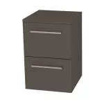 Mereo Bino koupelnová skříňka spodní 50 cm, Multidecor, Lávová šedá