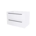 Mereo Bino, koupelnová skříňka 101 cm, Multidecor, Bílá lesk perlička