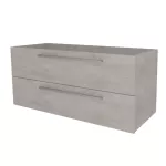 Mereo Bino, koupelnová skříňka 121 cm, Multidecor, Chromix stříbrný
