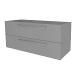 Mereo Bino, koupelnová skříňka 121 cm, Multidecor, Šedý Supermat