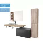 Mereo Ponte, koupelnová skříňka 70 cm, Multidecor, Jasan horský