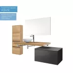 Mereo Ponte, koupelnová skříňka 70 cm, Multidecor, Jasan horský