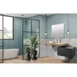 Mereo Ponte, koupelnová skříňka 70 cm, Multidecor, Jasan horský
