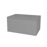Mereo Ponte, koupelnová skříňka 70 cm, Multidecor, Šedý Supermat