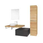 Mereo Umyvadlo na desku bez přepadu, 355x120 mm, kulaté, keramické - pro zaslání na paletě