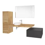 Mereo Umyvadlo na desku bez přepadu, 355x120 mm, kulaté, keramické - pro zaslání na paletě