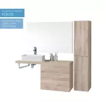 Mereo Ponte, koupelnová skříňka 61 cm, Multidecor, Chromix stříbrný