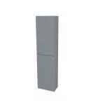Mereo Aira, koupelnová skříňka 170 cm vysoká, levé otevírání, Multidecor, Monumentální šedá