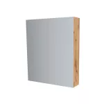 Mereo Koupelnová skříňka zrcadlová 80 cm, galerka, 2 x dvířka, Multidecor, Dub Wotan