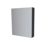 Mereo Koupelnová skříňka zrcadlová 80 cm, galerka, 2 x dvířka, Multidecor, Šedý antracit