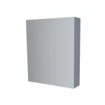 Mereo Koupelnová skříňka zrcadlová 80 cm, galerka, 2 x dvířka, Multidecor, Monumentální šedá