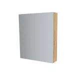 Mereo Koupelnová skříňka zrcadlová 80 cm, galerka, 2 x dvířka, Multidecor, Ořech Pacifik přírodní