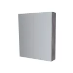 Mereo Koupelnová skříňka zrcadlová 80 cm, galerka, 2 x dvířka, Multidecor, Beton tmavě šedý