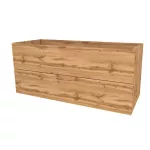 Mereo Aira, koupelnová skříňka 121 cm, Multidecor, Dub Wotan