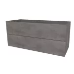 Mereo Aira, koupelnová skříňka 121 cm, Multidecor, Beton tmavě šedý