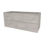 Mereo Aira, koupelnová skříňka 121 cm, Multidecor, Chromix stříbrný