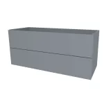 Mereo Aira, koupelnová skříňka 121 cm, Multidecor, Monumentální šedá