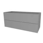 Mereo Aira, koupelnová skříňka 121 cm, Multidecor, Šedý Supermat