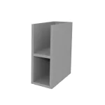 Mereo Aira, koupelnová skříňka 20 cm, spodní, Multidecor, Šedý Supermat